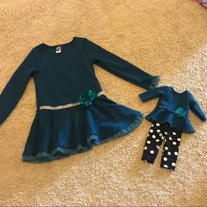 Dollie & Me Dressy Tunic Top -Girls 7